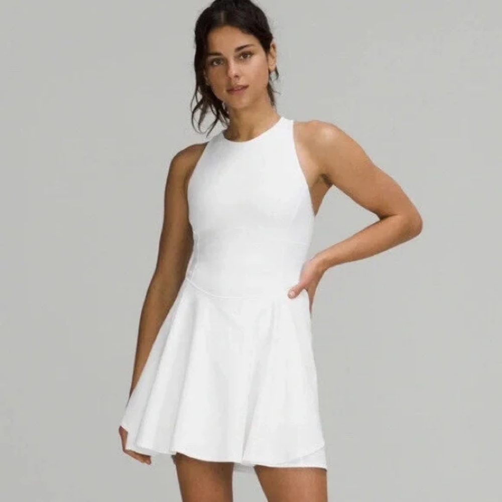 Lululemon Court Crush Dress White Size 10